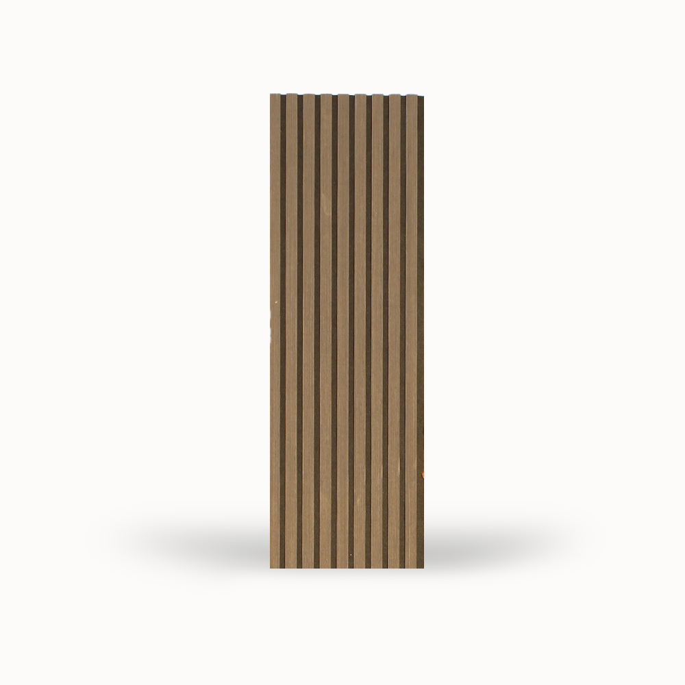 Walnut acoustic slat panel