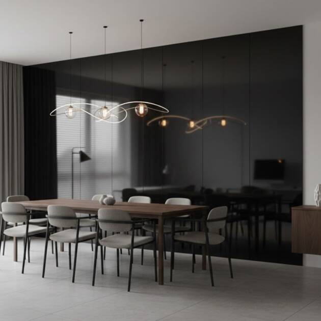 Glossy Black Mirror-UV Board